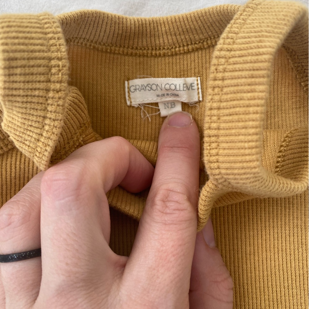 Grayson Collective Ribbed Romper - Picture 3 of 4